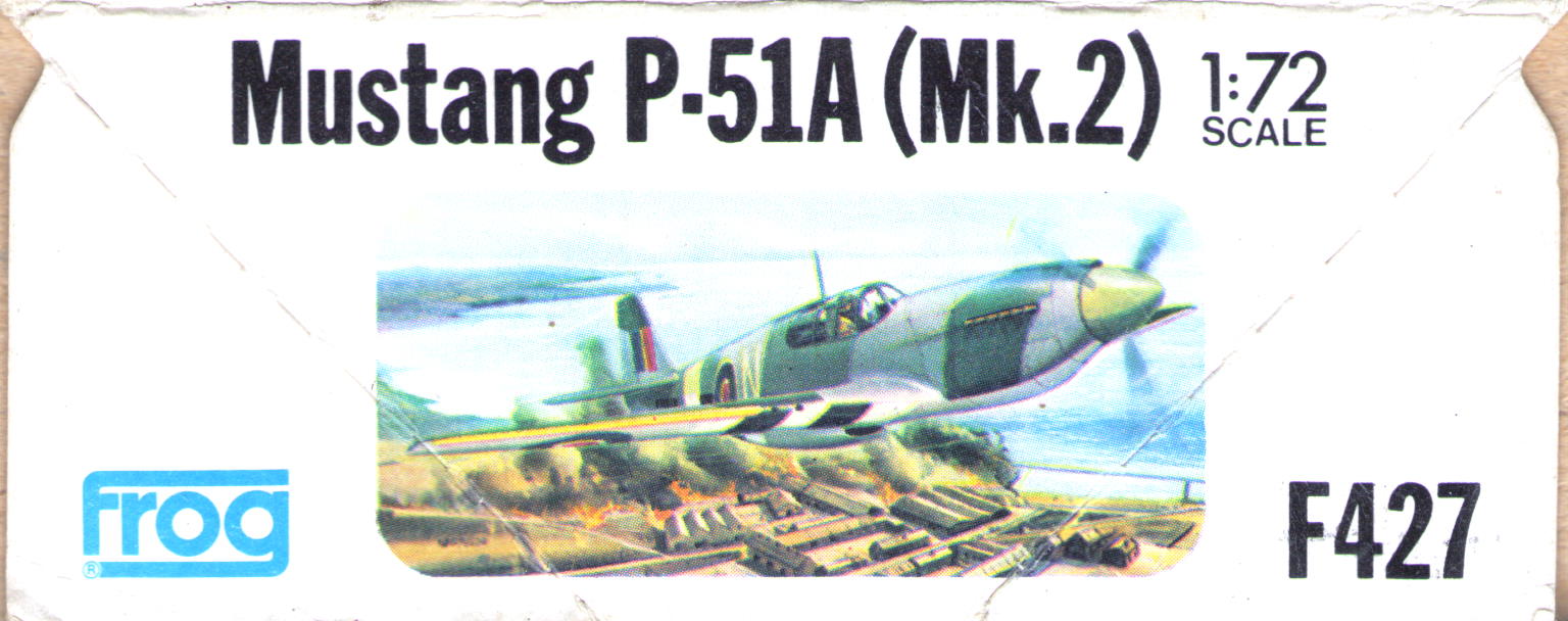  Гид по окраске FROG F427 Mustang P-51A (Mk.2) Fighter Reconnaissance